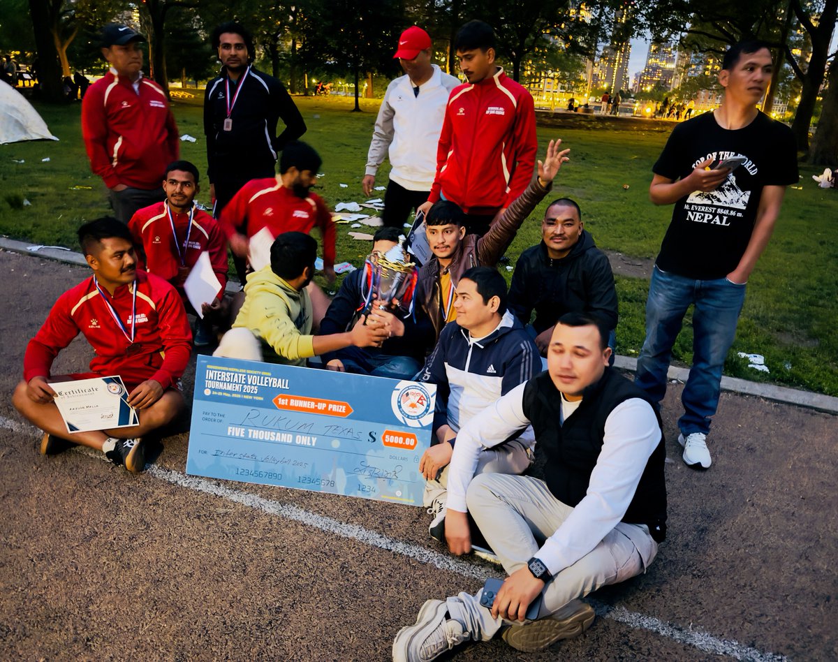 Nepali volleyball match in New York City, USA.
Team Rukum...!!!

#volleyballmatchinnewyorkcity #teamrukum #theroyalone #nevergiveup #keeplearning #neversecond #bealwayskind #touchingwordsformamu #rameshmallathakuri(The Himalayan Boy)