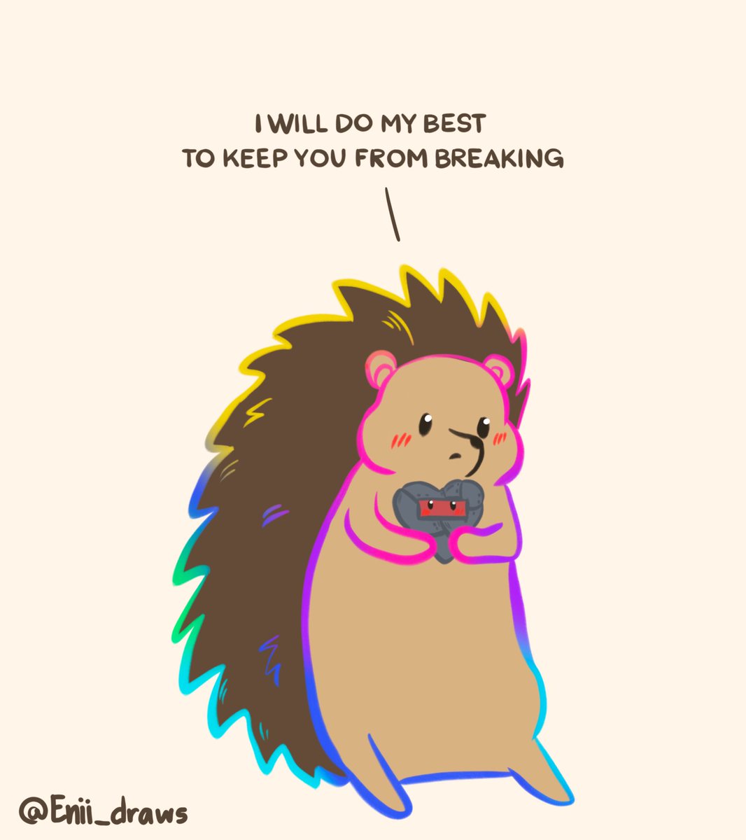 I will protect you, my little heart💕