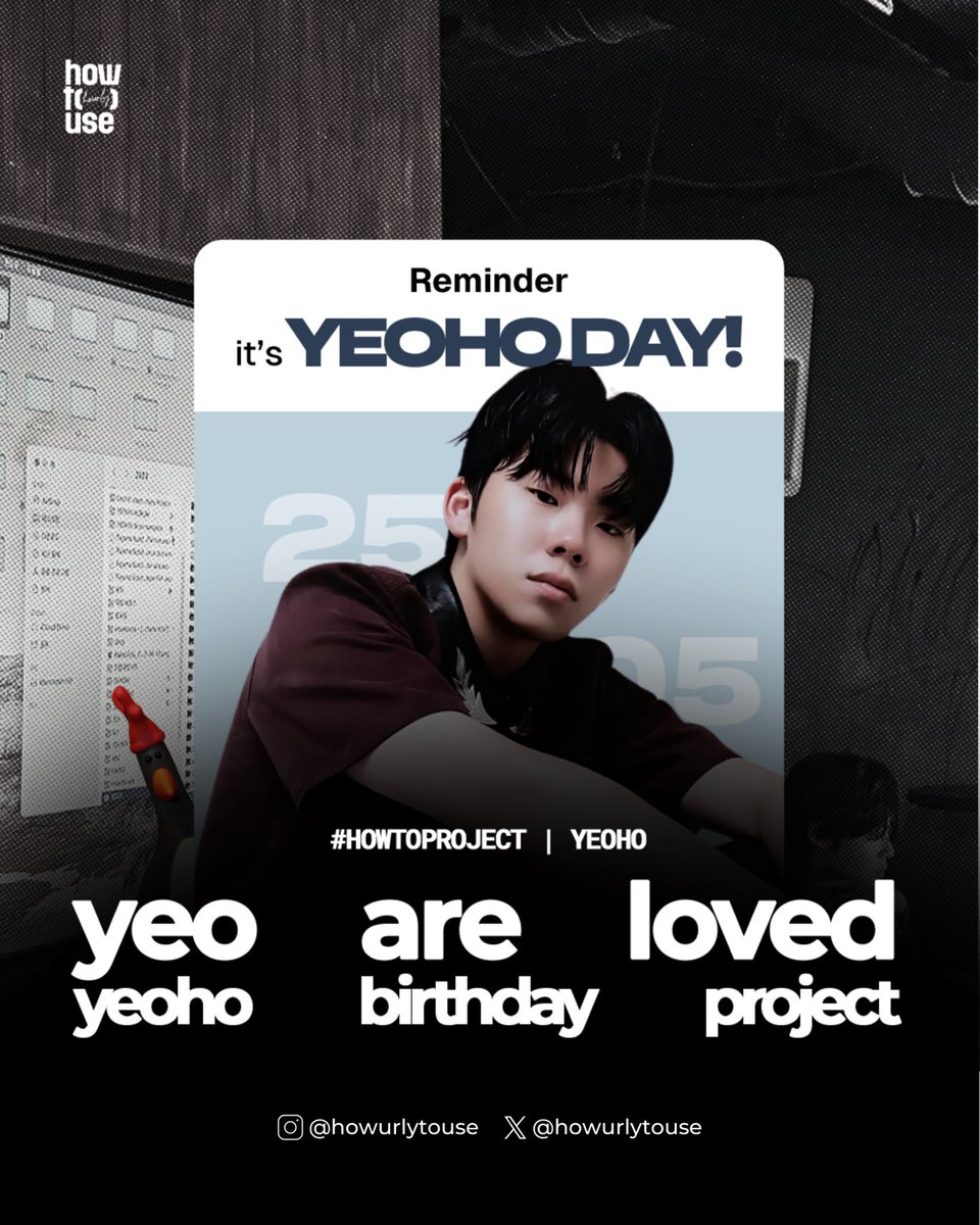 howurlytouse's tweet image. #HOWTOPROJECT | @yeohofauvism

To the one who spins stories through sound, Happy Birthday, Yeoho! 💿🌌

We poured our love into a small gift, a shirt and cap made just for you. And seeing it in your hands was the best gift we could ever receive. Shout out to the one and only, the…
