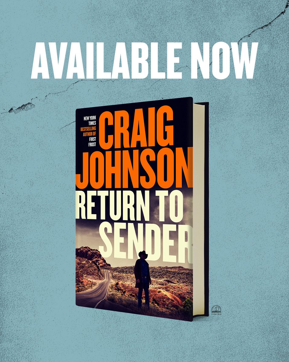 RETURN TO SENDER is now available.  I hope to see you out on the trail.
 
Order your copy:
craigallenjohnson.com/return-to-send…
 
Tour details:
craigallenjohnson.com/tour-of-duty.h…