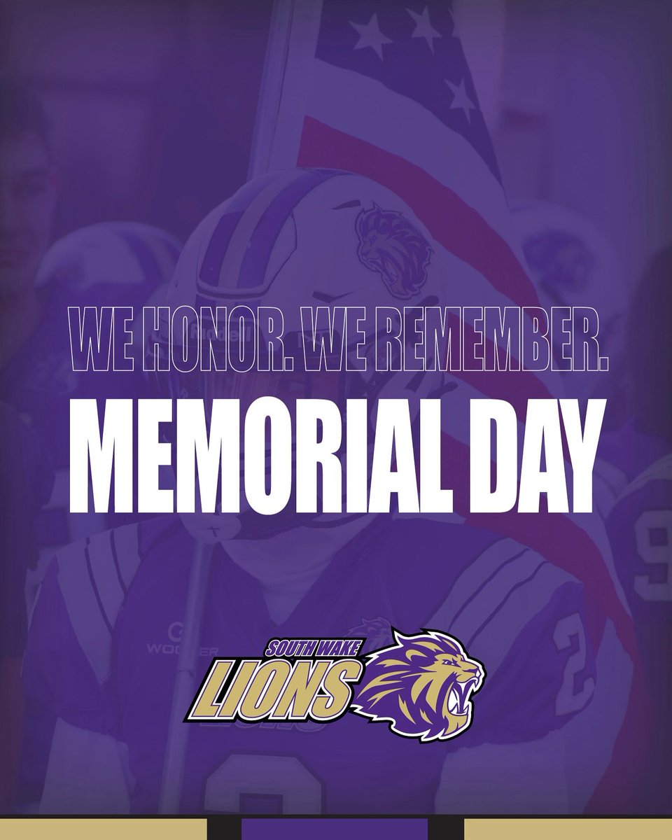 We honor and remember those that gave all and made the ultimate sacrifice for our freedoms!  We are grateful for your service. #WeAreSouthWake