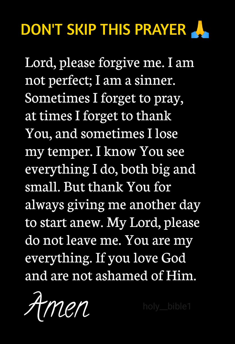 Holy__Bible1's tweet photo. Don't Skip This Prayer 🙏 https://t.co/1gZdmeLv8k