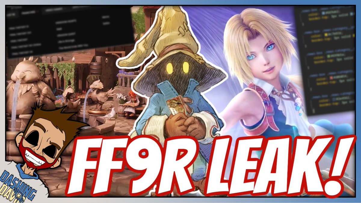 DashingDavidYT's tweet photo. We're back with a #FF9 Remake leak! It's not a wild leak making bold claims. Pretty safe if anything. But we also have other stuff involving the Square Enix Store & the 25th anniversary website. Very important info here. #FF9R #FinalFantasy
Watch here: https://t.co/wbcynZoOXP https://t.co/dKd80EhK1o