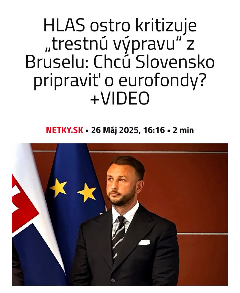 TomasZdechovsky's tweet photo. Během kontrolní mise na Slovensku je zábava. Bohužel ne kvůli transparentnosti.

Místo aby si představitelé současné slovenské vlády s delegací Výboru pro rozpočtovou kontrolu v klidu a věcně vyříkali důležitá témata, pustili se do útoků a obviňování. A přitom jsme se ptali na jednoduché, ale klíčové otázky. Posuďte sami:

✅ Proč šly miliony eur z evropských fondů na soukromé vily, které byly prezentovány jako penziony, ale nikdy k tomu účelu nesloužily?

✅ Proč několik firem čerpalo zemědělské dotace na nákup kamionů, čímž došlo k narušení férové hospodářské soutěže?

✅ Proč má stát v Banské Bystrici za 60 milionů eur vzniknout „romský mediální dům“ v lokalitě, kde nežije významnější romská komunita? Nebylo by lepší tyto peníze investovat do skutečného zlepšení života Romů, kteří dodnes žijí v osadách bez pitné vody a elektřiny?

✅ Proč Slovensko stále nemá klíčové dálniční propojení mezi Bratislavou a Košicemi? Kdy se ho občané konečně dočkají?

✅ Jaký je aktuální stav výstavby rychlostních železničních tratí?

✅ Proč a jak se změnil trestní zákoník, proč byla zrušena speciální prokuratura — a jaké to bude mít dopady na vyšetřování podvodů s evropskými dotacemi?

Tyto otázky si zaslouží věcnou odpověď. Není nutné kolem nich vytvářet konspirační narativy o „ovládání Slovenska“ ze strany Evropské unie nebo České republiky.

V Česku jsme díky rozumným ekonomickým krokům na dobré cestě stát se brzy čistým plátcem do rozpočtu EU. Naši občané právem očekávají, že jejich peníze nebudou končit v kapsách vybraných elit, ale pomohou tam, kde je to potřeba. Právě proto kontrolujeme evropské fondy.

Slovensko mám rád — narodil se tu můj dědeček a mám tu část své rodiny. Ale opravdu jsem sem nepřijel nikoho ovládnout. Přijel jsem pomoci zajistit, aby evropské peníze sloužily všem občanům. Tak, jak mají.

🇸🇰🇪🇺