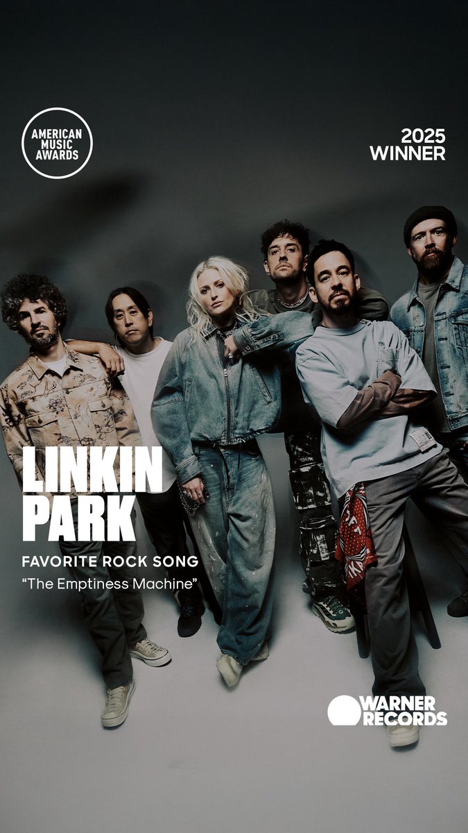 linkinpark's tweet image. Thank you @AMAs and everyone who voted.
