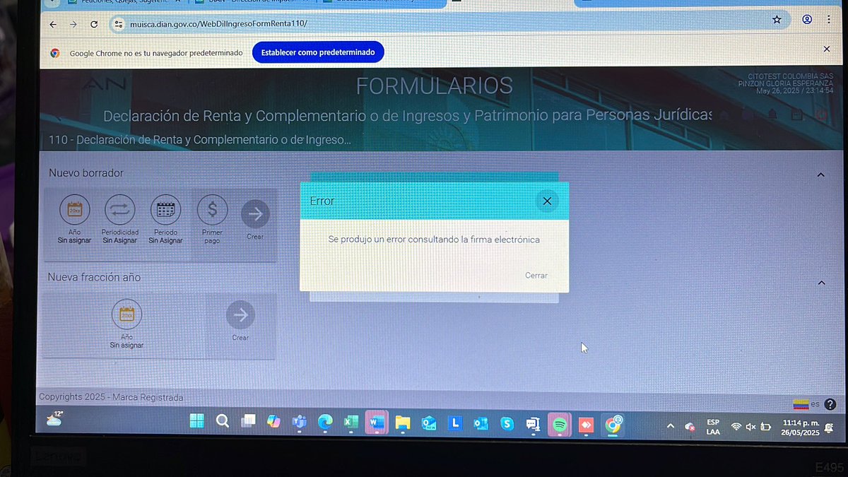 NATIS894's tweet photo. @DIANColombia #ContingenciaYA es el colmo que no sea posible restablecer en su totalidad el servicio de la página, una total falta de respeto con los contadores y contribuyentes, es lógico que con un solo día de plazo va a colapsar la página https://t.co/TBk0u2LVbn
