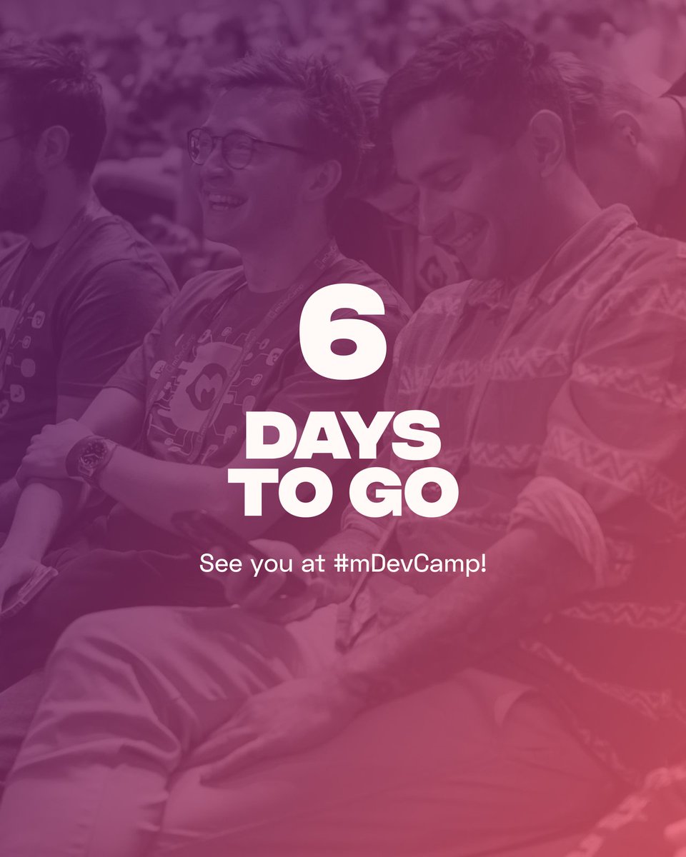🎤 6 days to go! See you at #mDevCamp!

Meet our incredible moderation team! Our Community Stage gets revolutionary AI agents as moderators, while our main stages feature amazing humans from our tech family: Jana Nečasová from SUPERKODERS and Frontendisti.cz (the bridge