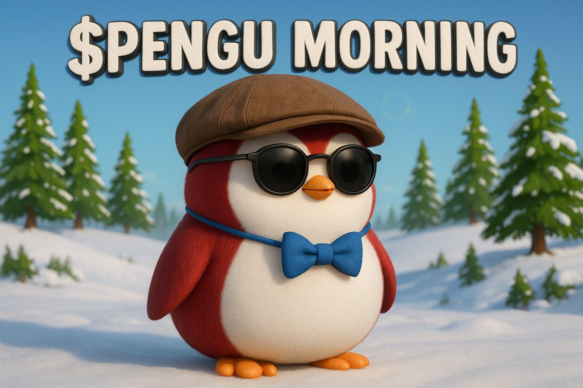Can I get a $Pengu Morning ? ☕️

Any plans for Today ?