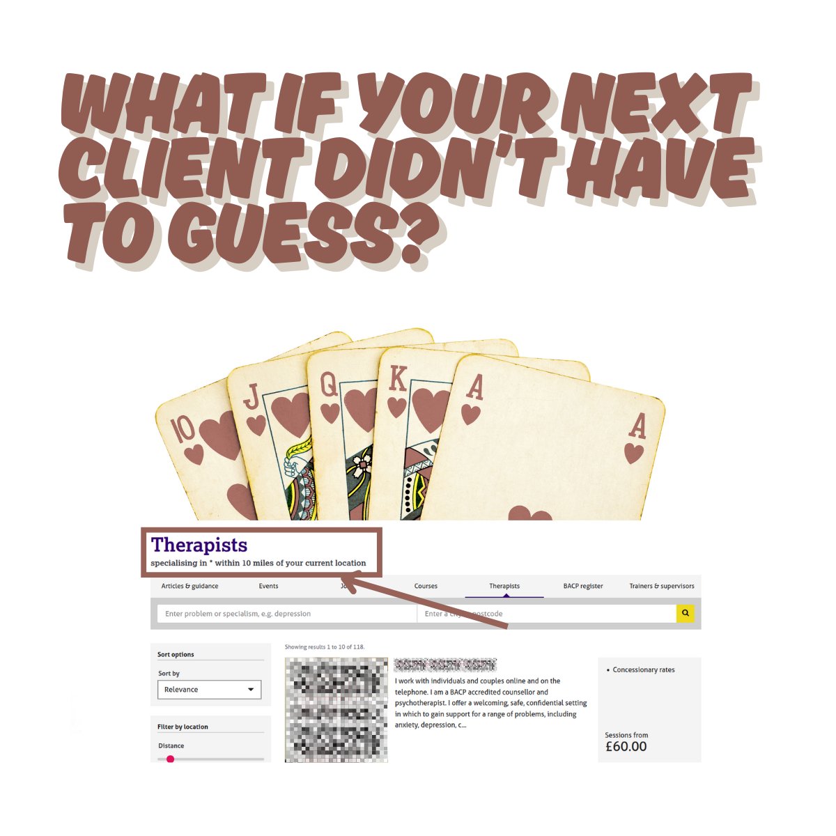 ItsFaithNte's tweet photo. Your BACP directory profile shows you're legit.
Your website shows you're the right fit.

Stand out from the pack with a website that builds trust before the first session.

Growing your private practice? Let's connect.
#TherapistWebsite #PrivatePractice https://t.co/seRQRah7Tc