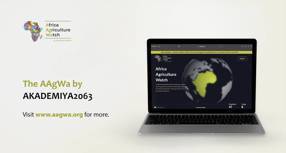 Africa Agriculture Watch (AAgWa) (@aagwa_news) on Twitter photo Did you know?
The <a href="/AAgWa_News/">Africa Agriculture Watch (AAgWa)</a> platform by <a href="/AKADEMIYA2063/">AKADEMIYA2063</a> uses cutting-edge machine learning and remotely sensed data to predict agricultural yields across Africa.
By providing timely information on cropping activities, AAgWa supports effective crisis management and mitigation Did you know?
The <a href="/AAgWa_News/">Africa Agriculture Watch (AAgWa)</a> platform by <a href="/AKADEMIYA2063/">AKADEMIYA2063</a> uses cutting-edge machine learning and remotely sensed data to predict agricultural yields across Africa.
By providing timely information on cropping activities, AAgWa supports effective crisis management and mitigation