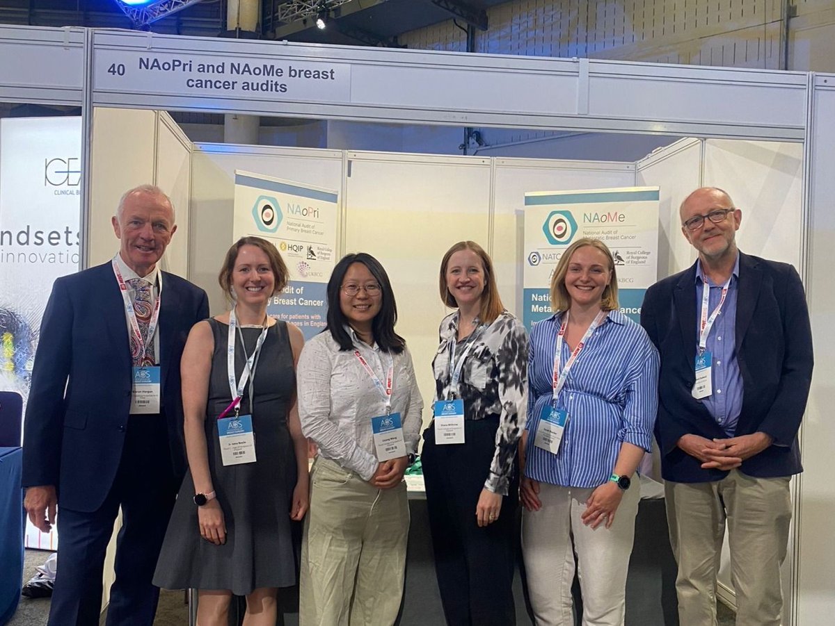 NAoPri (@naopri_news) on Twitter photo It was a pleasure to attend the <a href="/ABSGBI/">ABS</a> Annual Scientific Meeting 🤝 Thank you to all those that came to say hello
Clinical Lead Prof. Kieran Horgan presented an update on #BreastCancerAudit activities
<a href="/NATCAN_news/">National Cancer Audit Collaborating Centre</a> @RCSNews <a href="/HQIP/">Healthcare Quality Improvement Partnership</a> <a href="/WalesCancerNet/">Rhwydwaith Canser | Cancer Network</a> <a href="/NHSEngland/">NHS England</a>
#NAoPri It was a pleasure to attend the <a href="/ABSGBI/">ABS</a> Annual Scientific Meeting 🤝 Thank you to all those that came to say hello
Clinical Lead Prof. Kieran Horgan presented an update on #BreastCancerAudit activities
<a href="/NATCAN_news/">National Cancer Audit Collaborating Centre</a> @RCSNews <a href="/HQIP/">Healthcare Quality Improvement Partnership</a> <a href="/WalesCancerNet/">Rhwydwaith Canser | Cancer Network</a> <a href="/NHSEngland/">NHS England</a>
#NAoPri