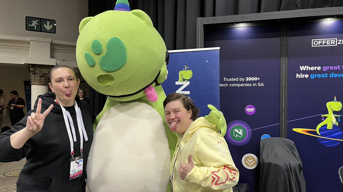 Carike Blignaut-Staden (@carikebstaden) on Twitter photo Loving Dinocon at #DevConf2025!
<a href="/OfferZen/">OfferZen</a> it has been too long since Pandalf from Merge conference!
What a vibe with <a href="/jhbmsdug/">JHB Microsoft Developer User Group</a> co-organiser <a href="/Carike_B/">Carike Botha 🇿🇦 #mvpbuzz</a> Loving Dinocon at #DevConf2025!
<a href="/OfferZen/">OfferZen</a> it has been too long since Pandalf from Merge conference!
What a vibe with <a href="/jhbmsdug/">JHB Microsoft Developer User Group</a> co-organiser <a href="/Carike_B/">Carike Botha 🇿🇦 #mvpbuzz</a>
