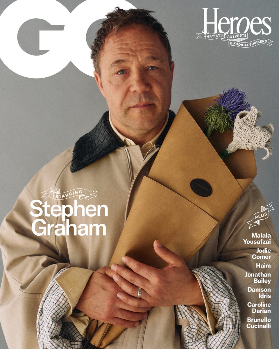 BritishGQ's tweet image. Presenting British GQ’s first Heroes cover star: Stephen Graham.
Read the cover profile here: britishgq.visitlink.me/AkG05p