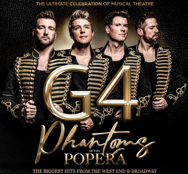 ‘Phantoms of the Popera’
The biggest hits from the West End and Broadway Starring G4 🎤

Featuring classics from Les Mis, Phantom, South Pacific, Jersey Boys, Dear Evan Hansen, Jesus Christ Superstar and many more…

📆 24th June
Tickets selling fast! 🎫 pulse.ly/afmfis6pxe