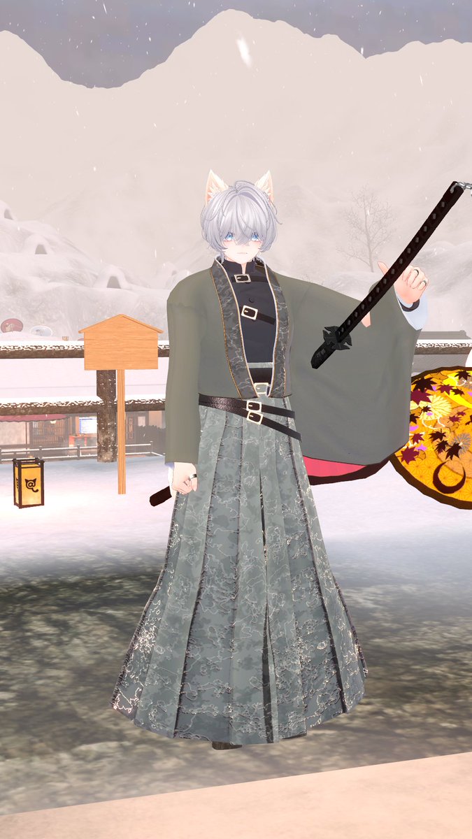 VRC_Heath's tweet photo. かなたのかた……いえ、何でもありません。#VRChat #彼方3D #焼きサバ定食 #chocoshop #Enchanted_tim #Kyee_N https://t.co/f0TUBA4FWF