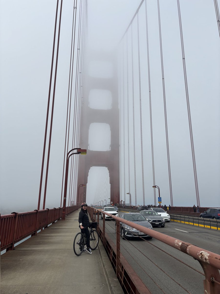 De ida y vuelta por el Golden Gate. 🚲