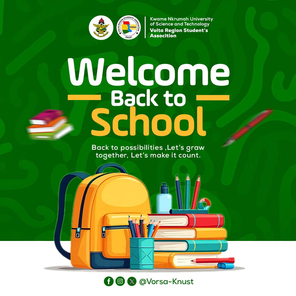 KnustVorsa's tweet photo. 🟡🟠 Welcome back!!! 🎓✨

 A fresh semester begins, and with it comes new opportunities, new lessons, and renewed energy. As we walk through these gates again, let’s remember our goals, support one another, and make this term impactful. https://t.co/H0P8aUAwsE