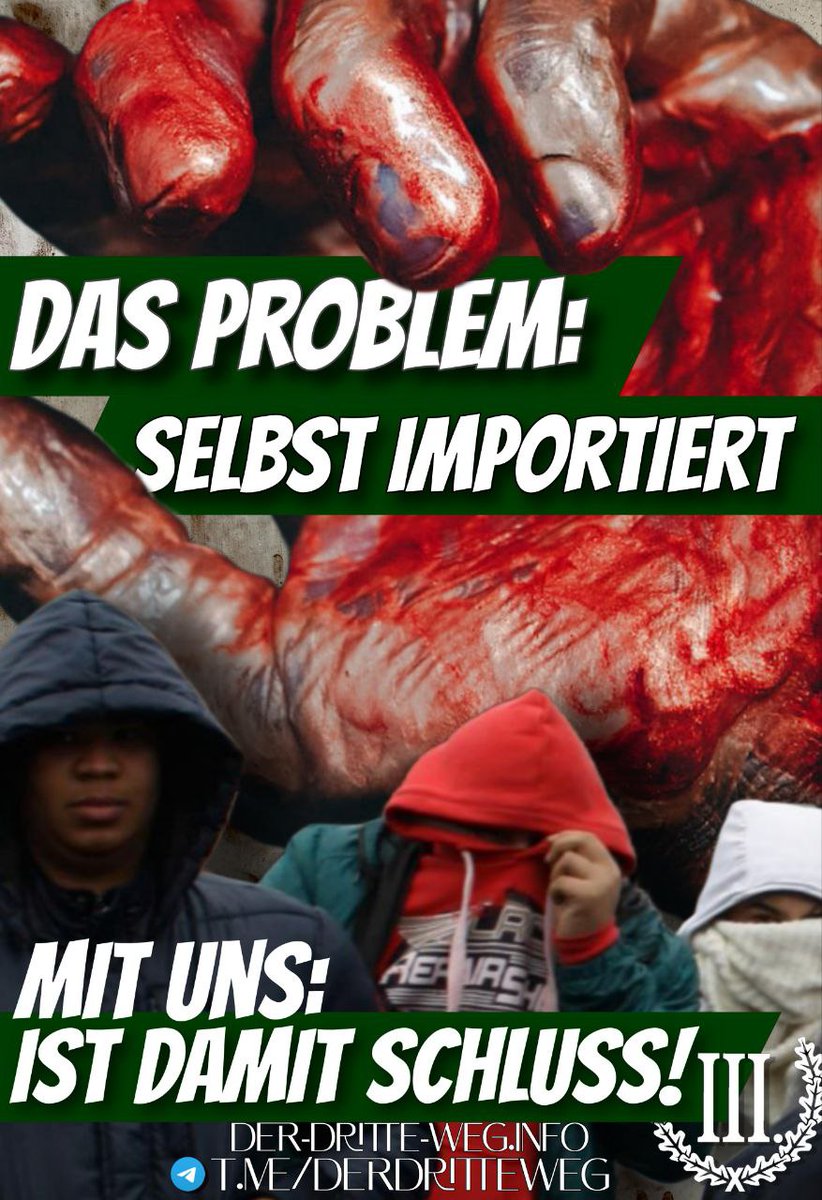 Bandenkrieg in Stuttgart – wieder fallen Schüsse in Göppingen

Zum Artikel: der-dritte-weg.info/2025/05/banden…

DER III. WEG - Baden-Württemberg: Folgt uns bei Telegram! t.me/d3wbadenwuertt…