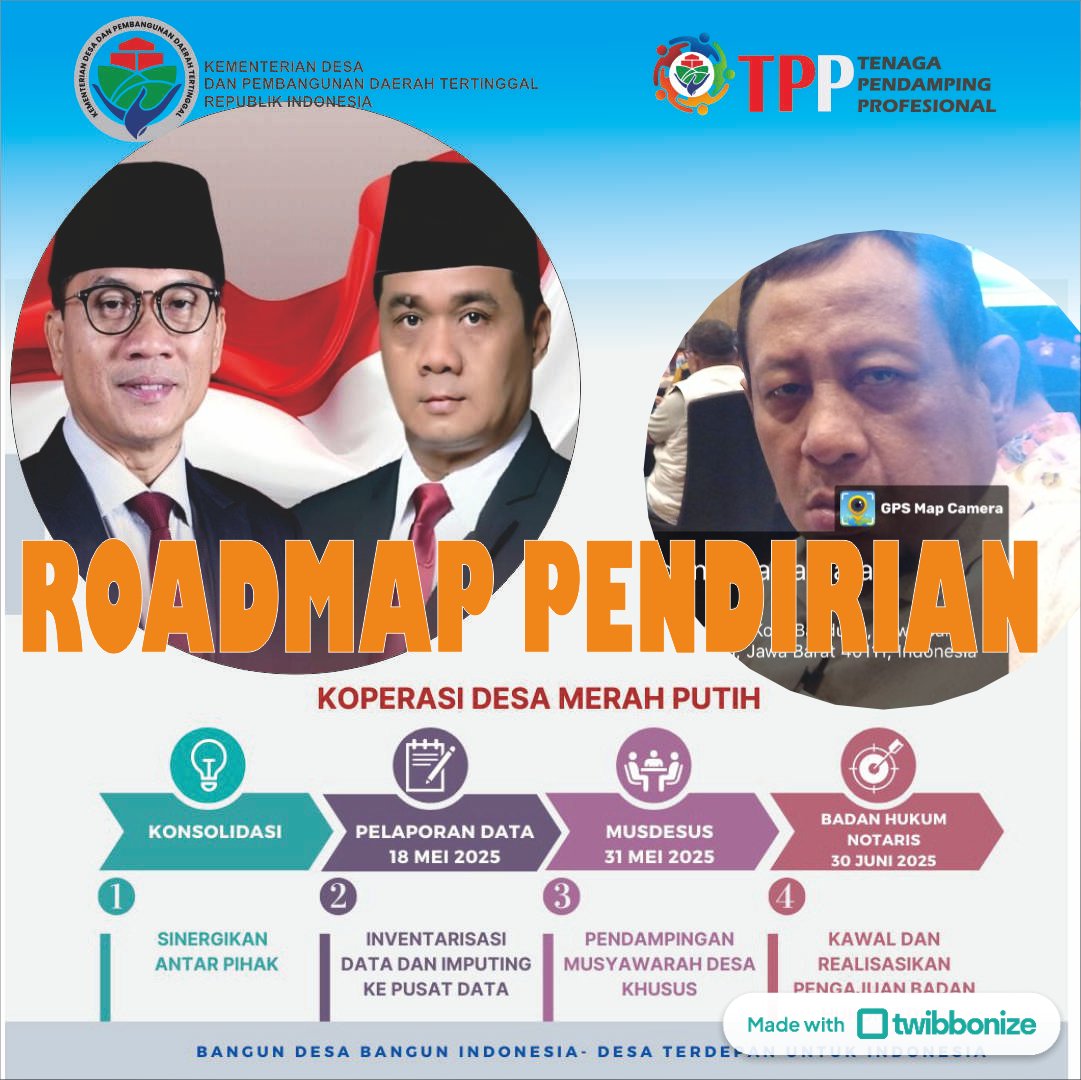 TPP Jawa Tengah, sukseskan....
#KoperasiMerahPutihbersamaTPP
#TPPBersamaMenteriDesa
<a href="/prabowo/">Prabowo Subianto</a>
<a href="/YandriSusanto27/">Yandri Susanto</a>
<a href="/ArizaPatria/">Ariza Patria</a>
<a href="/taufikmadjid71/">IG : taufik.madjid</a>
<a href="/kemendespdt/">#BangunDesaBangunIndonesia</a>
<a href="/bpsdmkemendesa/">Bpsdm Kemendesa</a>