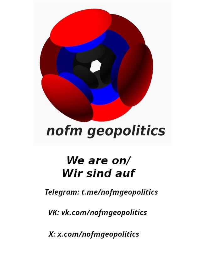 nofmgeopolitics's tweet image. While most of the content on my channels is for free, I do not mind and, in fact, appreciate, the occasional donation from readers who like my work.
If you consider donating, you'll find a list of possibilities on my blog at the following address:
blog.ofehr.net/support-my-wor…