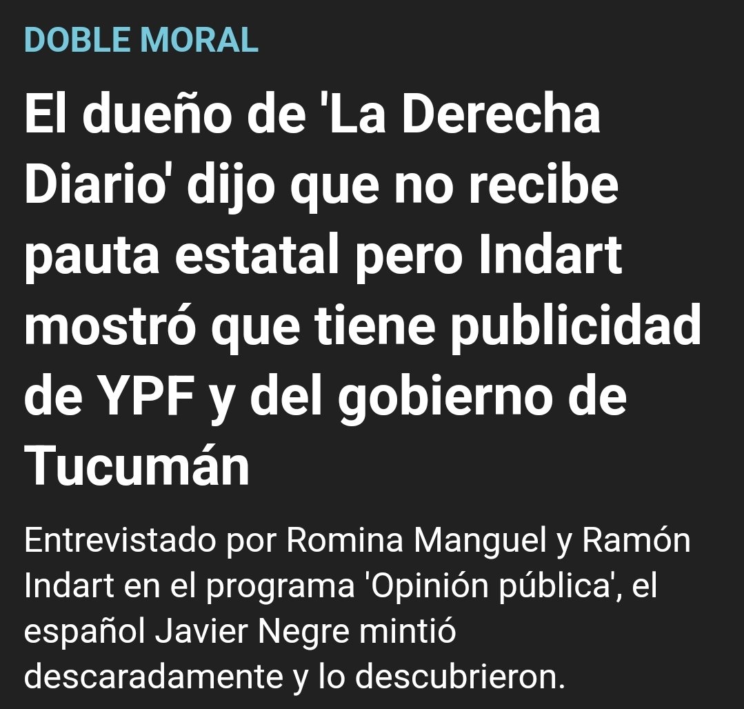 vaneguitart's tweet photo. @javiernegre10 @JMilei Te mantenemos nosotros gallego mugriento! Sos un subsidiado por el estado argentino. Sos un parásito. #planero #pauta #ypf nadie es libertario gratis. https://t.co/ON9BxI2Bxx