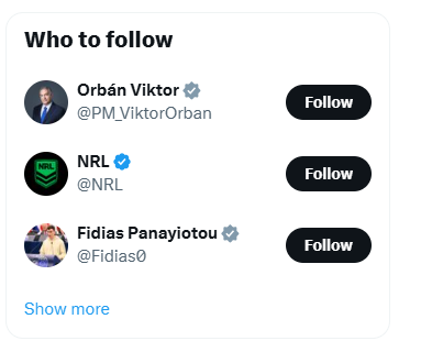 Not in a billion years would I follow them, feel sorry for the NRL to be suggested with those two