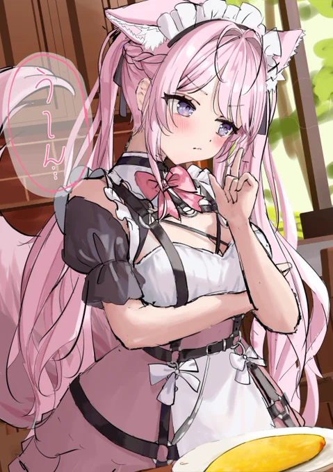 カラーラフだよ(1/2)こんな感じのを描きたいのだがシンプルに5枚は挑戦的過ぎだあああああ色味とかセリフとか見せ方、違和感を修正していきますね清書ではね 