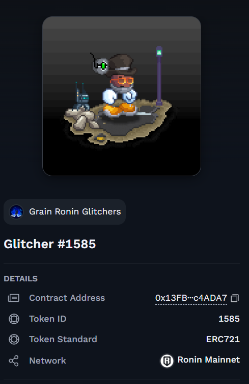 I AM GIVINGAWAY  2 OF MY FAVOURITE GRANING GLITCHERS NFT!!!!
celebrating my 100 follower
 all you have to do is :
 tag 3 of your friends  (more tag=more chance)
 like rt 
and follow <a href="/avishakes_235/">monolith⚡ |TADO|</a>  &amp; <a href="/grainglitchers/">Grain Glitchers</a> 
 drop your ronin adress not ( RNS)
winner  in 24 hrs❤️