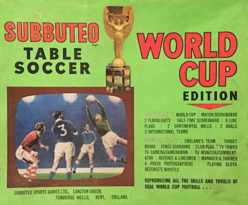 footballmemorys's tweet photo. Subbuteo World Cup Edition 

#Subbuteo #WorldCup #FootyGames #Editons https://t.co/x5J8M4xyLT