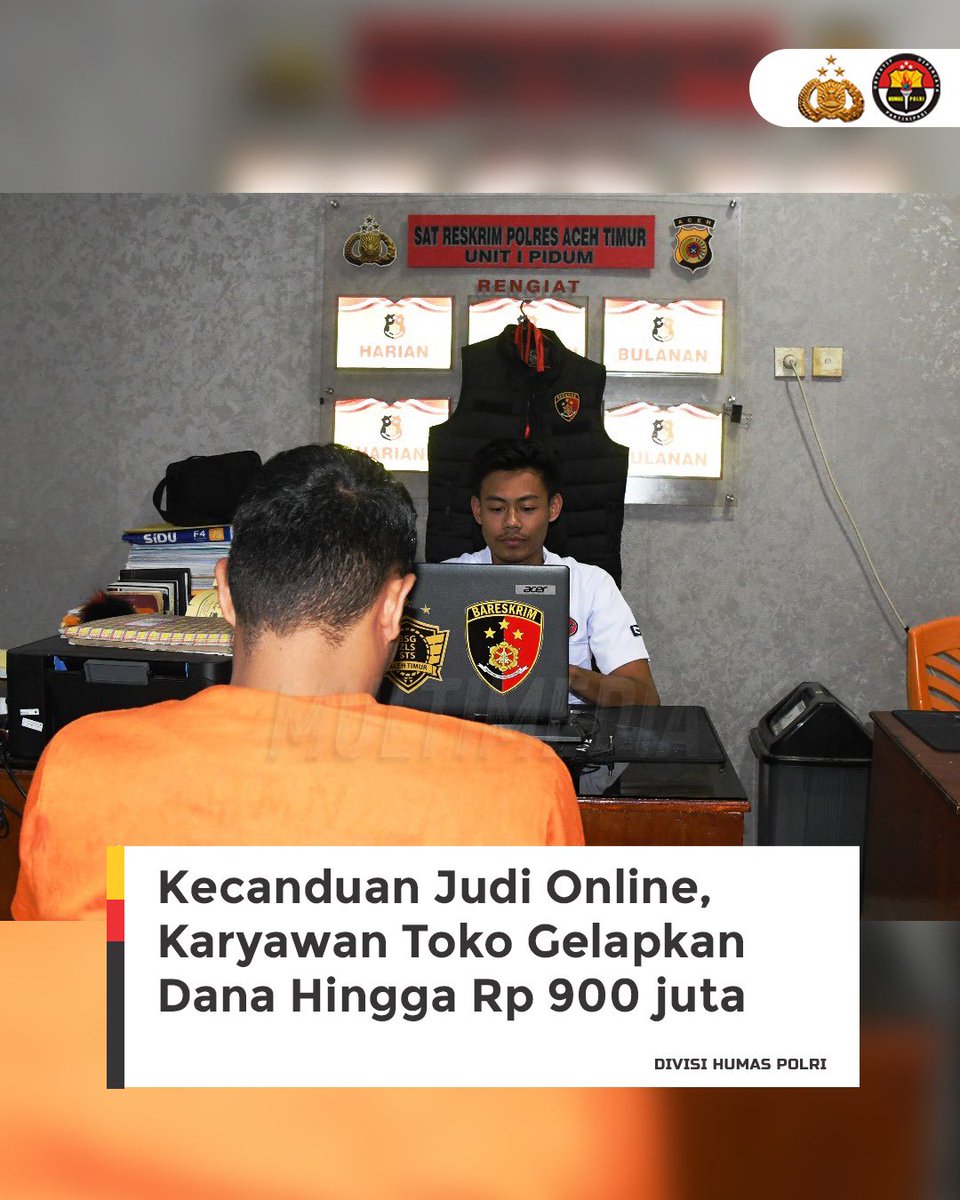 bidhumas_jatim's tweet photo. Polda Aceh melalui Polres Aceh Timur berhasil mengungkap kasus penggelapan uang hasil penjualan handphone oleh seorang karyawan toko berinisial TM (33). Tersangka TM menggelapkan uang penjualan 224 unit handphone #ProfesionalUngkapKejahatan https://t.co/xdk2o88Mwg