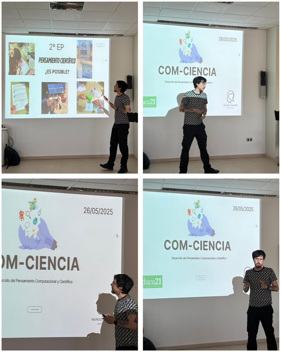 Expongo experiencia en acto de presentación de la revista Educa21 de la <a href="/UpeBadajoz/">UPE Badajoz</a> y los CPRs de la provincia de Badajoz en <a href="/eshaex/">ESHAEX#</a>