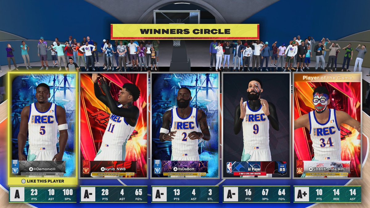 IQ_2WIN's tweet image. New name who dis? 10-pt POTG ❗️ #2ktop5 #2kfreeagent #nba2k25