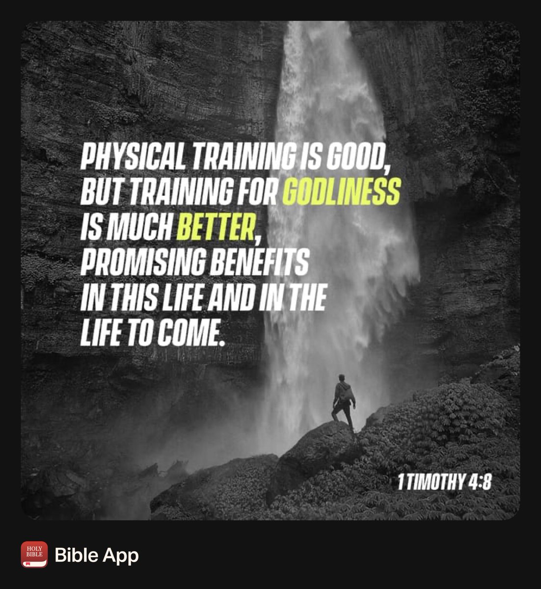 Godliness is profitable for all things.