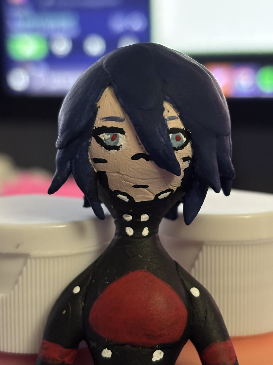 joydefect's tweet image. made a little doll for my wife