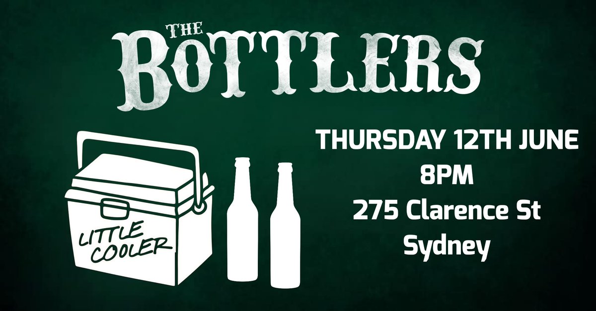 The Bottlers take over Little Cooler!

One of Sydney's smallest venues gets hit by the 9 member strong folk punk battlehorse - The Bottlers.

Little Cooler is a phenomenal dive bar brimming with character, a live show in this space is highly unique and loads of fun!

FREE SHOW
