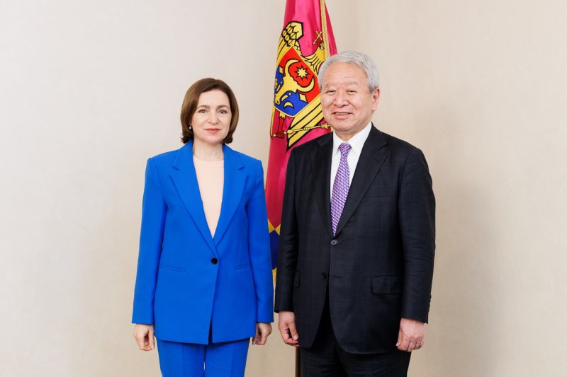 国際協力機構（JICA）総裁がキシナウを訪問し、マイア・サンドゥ大統領と会談。

 moldpres.md/eng/official/s…
