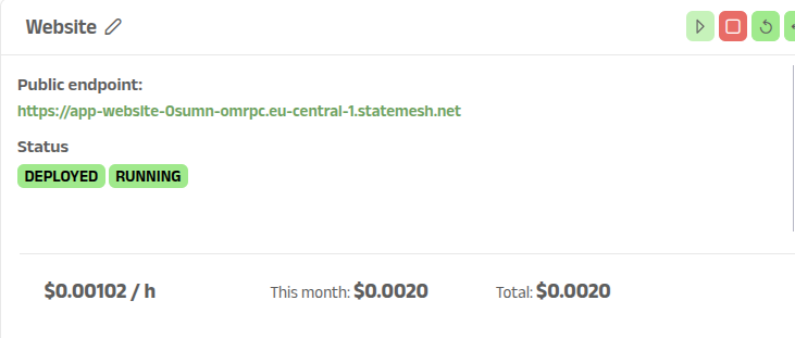 statemeshnet's tweet image. Cost of running a website or JavaScript/React/Angular/Vite/NextJS app on StateMesh:
0.00102 $ / h
0.75 $ / month
Can you beat that ?
#statemesh #cloudcomputing
