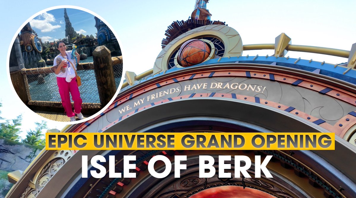 EPIC UNIVERSE MINI VLOG: Isle of Berk First Look! Do you have to watch t... youtu.be/DS4uqs3YMKU?si… via <a href="/YouTube/">YouTube</a>