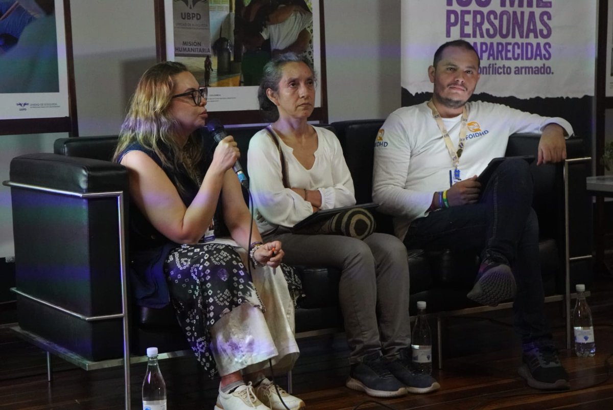 ODHVC's tweet photo. En el marco de la Semana Internacional del Detenido Desaparecido, participamos como FOIDHD en el foro "Arauca en clave de paz, búsqueda humanitaria y verdad para la no repetición". #EnAraucaLaBúsquedaNosUne #UBPD, #UNAL, #Arauca #defensoriadelpueblo. https://t.co/aU7cA7oBFk