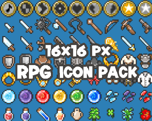 VectoRaith's tweet photo. VectoRaith 16x16 px RPG Icon Pack has just been released!
https://t.co/azA8vkoKTi
They who already own the 32x32 px version can claim it for FREE here for limited time!
https://t.co/pllaNzrvFw
#pixelart #ドット絵 #GameAssets #gamedev #indiedev #icon #iconset https://t.co/8JPdn6g9XJ