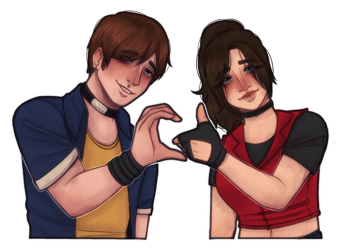 PlumsStock's tweet image. I adore Cleve a lot (ma shayla), but their relationship in the first half looked like this lol
#ClaireRedfield
#SteveBurnside
#Cleve
#Burnfield
#residentevil
#residentevilfanart