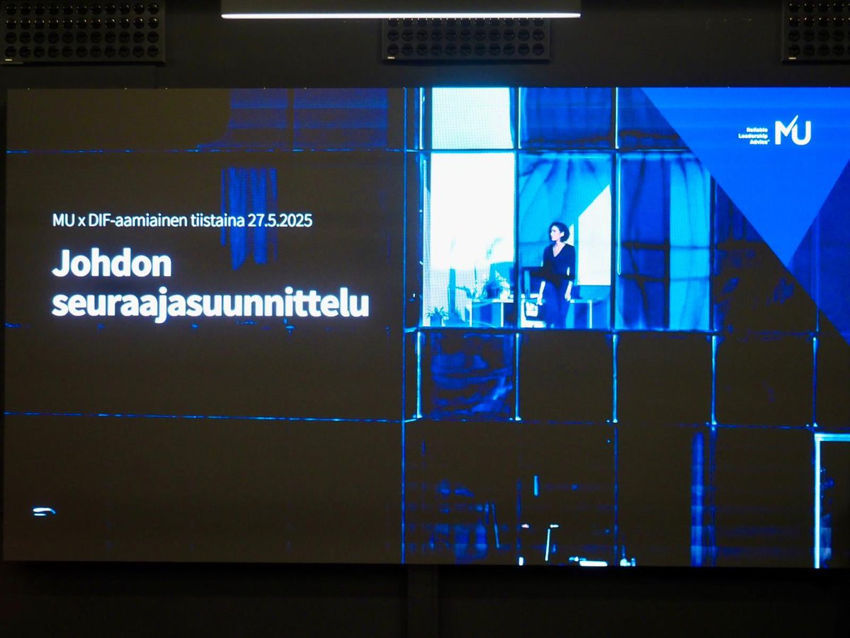 DIF_Finland's tweet photo. DIF-aamiaisen aiheena on tänään seuraajasuunnittelu. Kuulemme @MercuriUrval’in tekemän DIF-jäsenkyselyn tuloksia. Näkemyksensä teemasta kertovat myös @KatariinaKravi ja @JoukoPolonen. #DIFtilaisuus https://t.co/Gh2aojI96n