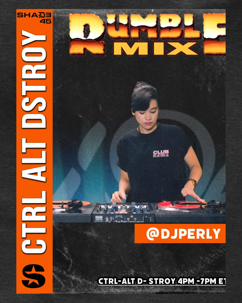 DJ Perly (@djperly) on Twitter photo Big thanks to Dstroy & crew for having me last week on CNTRL ALT D-STROY on Shade 45 🔊 Had a blast co hosting alongside D-Stroy & mixing live in studio last Friday! Thanks everyone for tuning in🙏🏼 🔊🔊 Peep my Rumble mix  mixcloud.com/DjPerly/ctrl-a… 🔊🔊
<a href="/Shade45/">Shade45</a> <a href="/SIRIUSXM/">SiriusXM</a> Big thanks to Dstroy & crew for having me last week on CNTRL ALT D-STROY on Shade 45 🔊 Had a blast co hosting alongside D-Stroy & mixing live in studio last Friday! Thanks everyone for tuning in🙏🏼 🔊🔊 Peep my Rumble mix  mixcloud.com/DjPerly/ctrl-a… 🔊🔊
<a href="/Shade45/">Shade45</a> <a href="/SIRIUSXM/">SiriusXM</a>