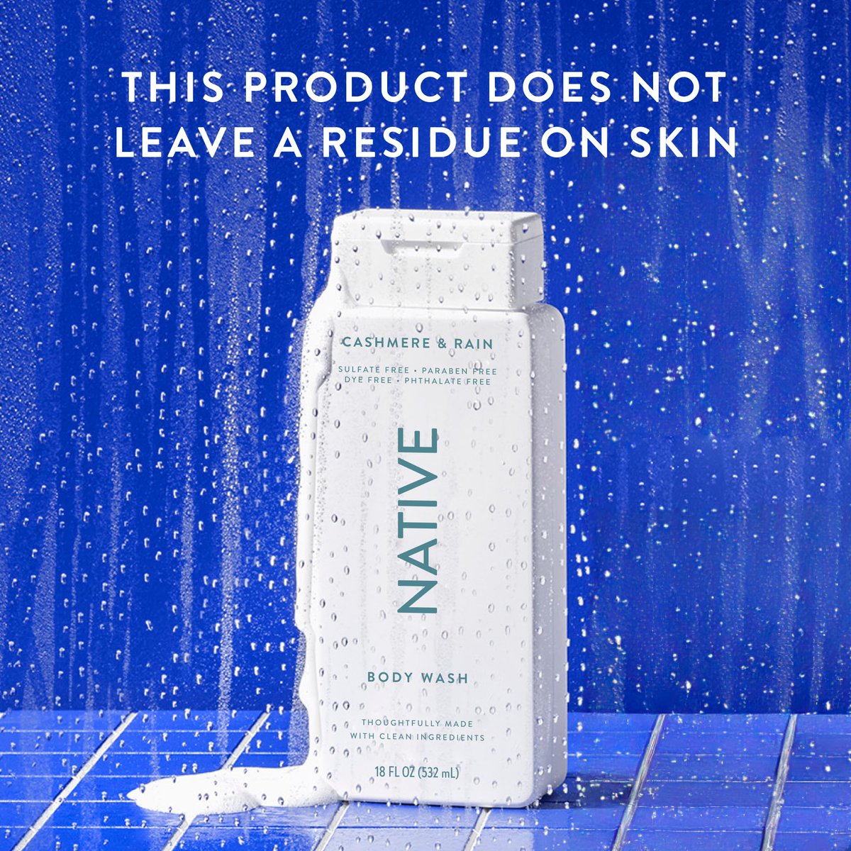 DrugXpressja's tweet image. Experience the luxurious lather of Native Natural Body Wash in the refreshing scent of #Cashmere &amp;amp; Rain. Specially formulated to cater to all skin types, this 18 fl oz sulfate-free wash is dye-free and gentle enough for daily use. 
 #SulfateParaben #DyeFree #NativeBodyWash