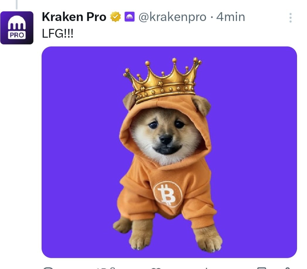 genk 🧙🏻♂️ (@_genk__) on Twitter photo JUST IN: <a href="/krakenfx/">Kraken Exchange</a> crowns $DOG as the king of memecoins nothing more to say 🫳 🎤 JUST IN: <a href="/krakenfx/">Kraken Exchange</a> crowns $DOG as the king of memecoins nothing more to say 🫳 🎤