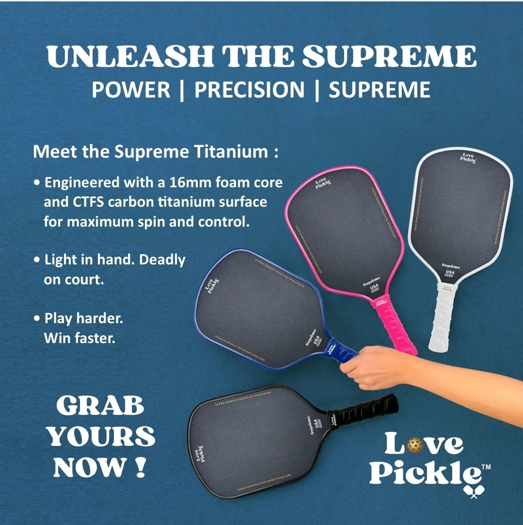 For the chance to WIN A PADDLE from Love Pickle, just follow my link to enter- 
upvir.al/ref/6832b49cd9…

Pre-order through me today and get 20% off - lovepickle.store 🏓

#LovePickle #PinkPongPickleball #PaddleWithPurpose #Supreme