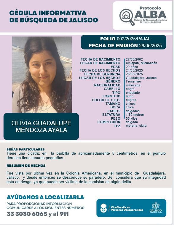 Por si alguien la ha visto…