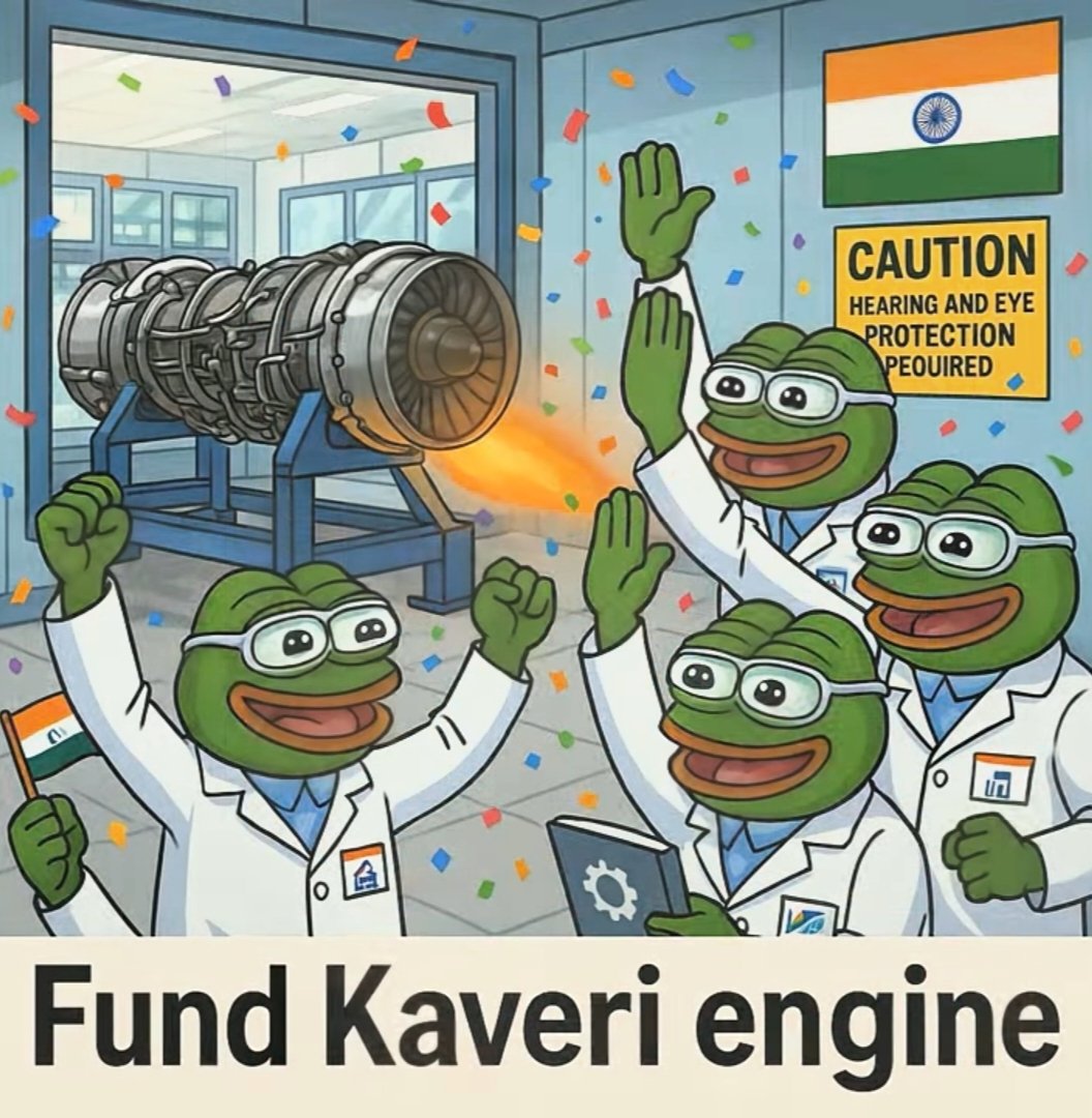 kartikgupta70's tweet photo. #FundKaveriEngine We should have our own engine 🙂
#FundIntegratedJetEngineDevelopmentprogramme https://t.co/RTJeqj26VS
