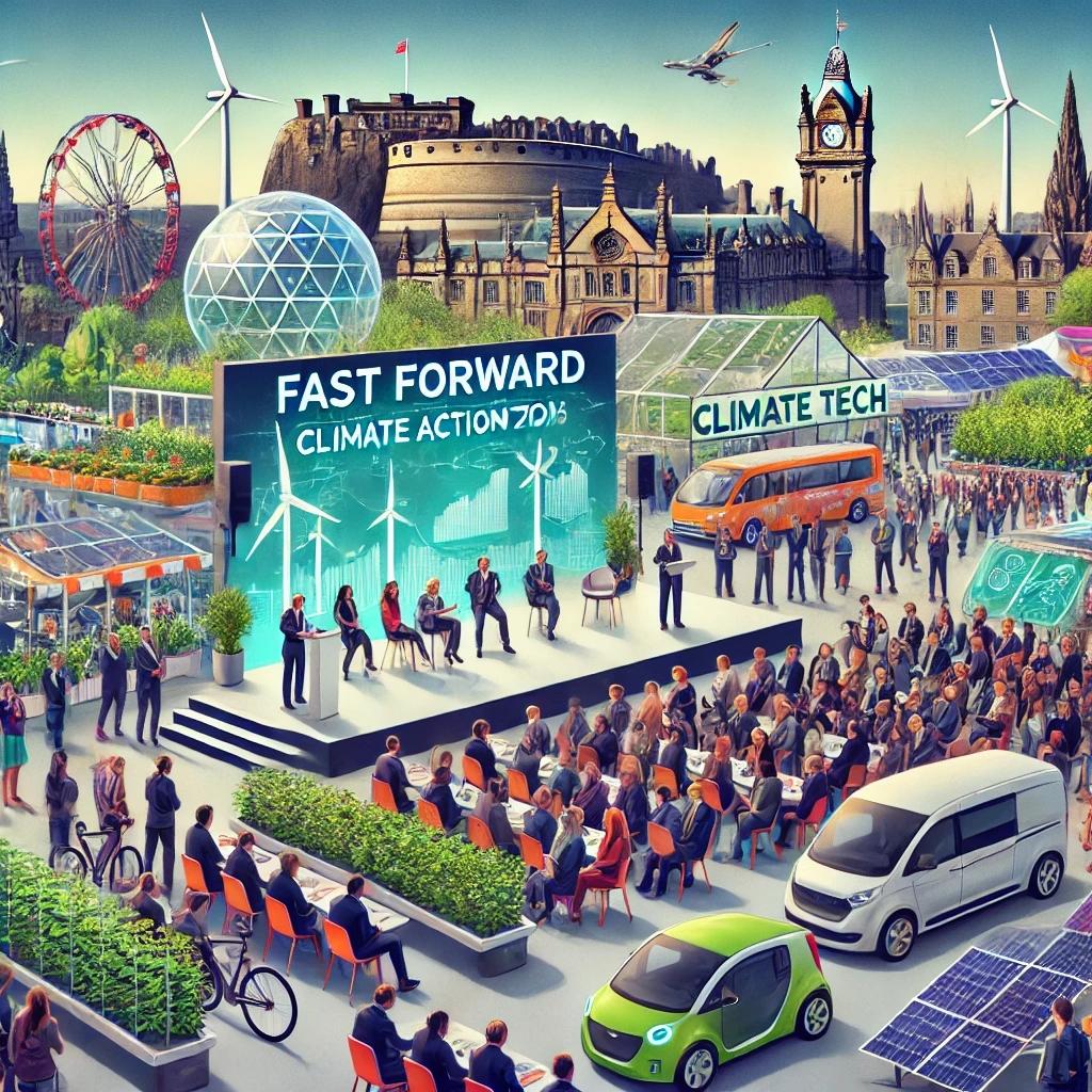 AkaruiAkio's tweet photo. "⚡ Fast Forwarding climate action! Today's conference in Edinburgh unites minds to tackle environmental challenges with innovation and urgency. #EAirth #ClimateAction #FastForward2025 https://t.co/HYqJezLeMi