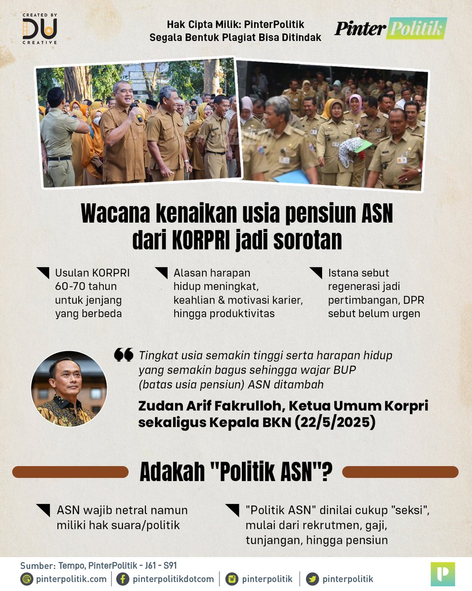pinterpolitik's tweet image. Ada unsur politisnya? 🤔👀

#pns #istana #prabowo #asn #korpri #regenerasi #cpns #infografis #politikindonesia #beritapolitik #beritapolitikterkini